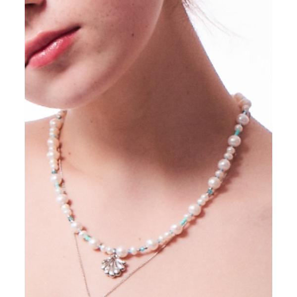 ネックレス ●BUBBLE POP SHELL PEARL NECKLACE レディース メンズ