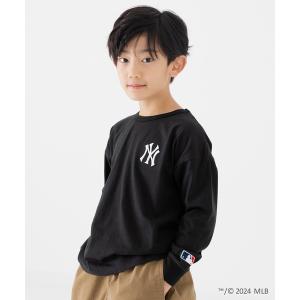 tシャツ MLB ロゴ 長袖Tシャツ キッズ 子供服 男の子 女の子