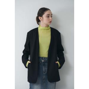 ジャケット ノーカラージャケット TRカラーレスジャケット レディース