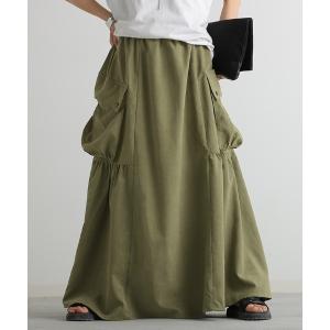 スカート 桃生地スカート