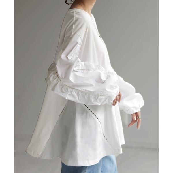 tシャツ ぽわん袖カットソー レディース