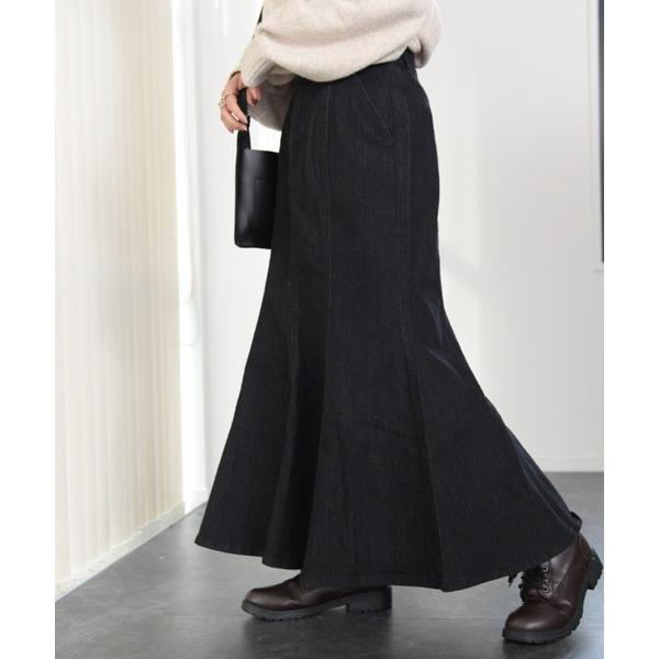 デニムスカート ゆったりデニムスカート