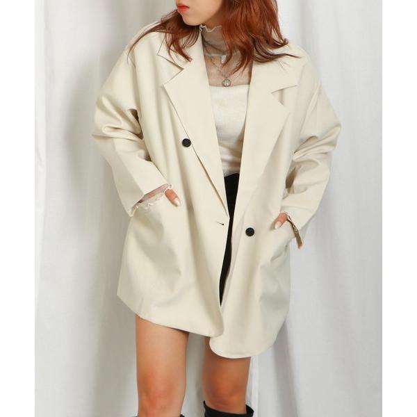 ジャケット テーラードジャケット 卒園式 「ダブルテーラー×オーバーサイズ」レディース テーラードジ...