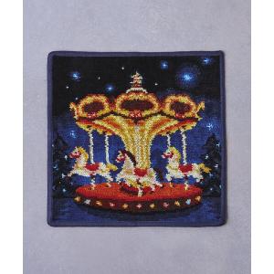 ハンカチ 「別注」「FEILER」CAROUSEL ハンカチ レディース