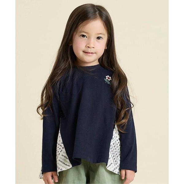 tシャツ 「リンク」ポーリッシュイレヘム切り替えトップス キッズ 子供服 女の子