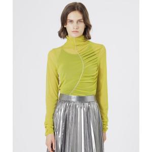 シアーギャザープルオーバー レディース