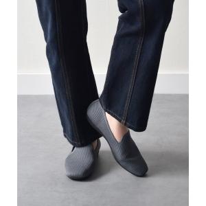 スリッポン 「bussola」ニットスリッポンシューズ(945407) レディース
