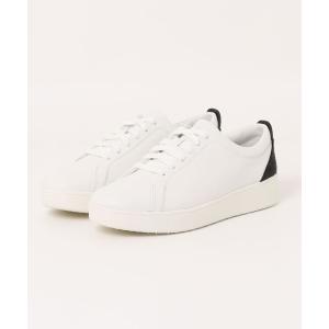 スニーカー 「fitflop/フィットフロップ」RALLY CRYSTAL-BACKTAB LEATHER SNEAKERS スニーカー レディース