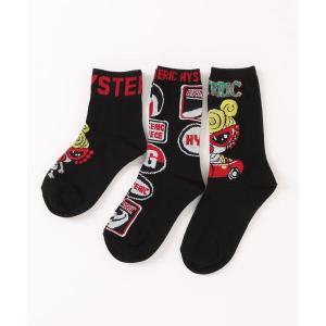 HYSTERIC MINI（ヒステリックミニ） 靴下 HystericMini 3Pソックス