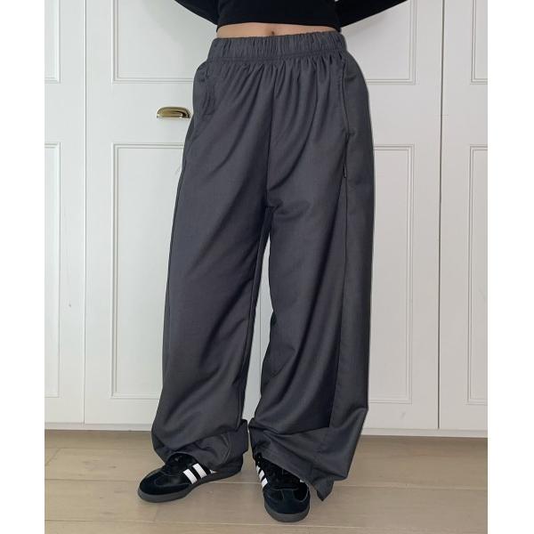 スラックス パンツ A'GEM/9 × .kom 「muah muah/ムーアムーア」 WIDE T...