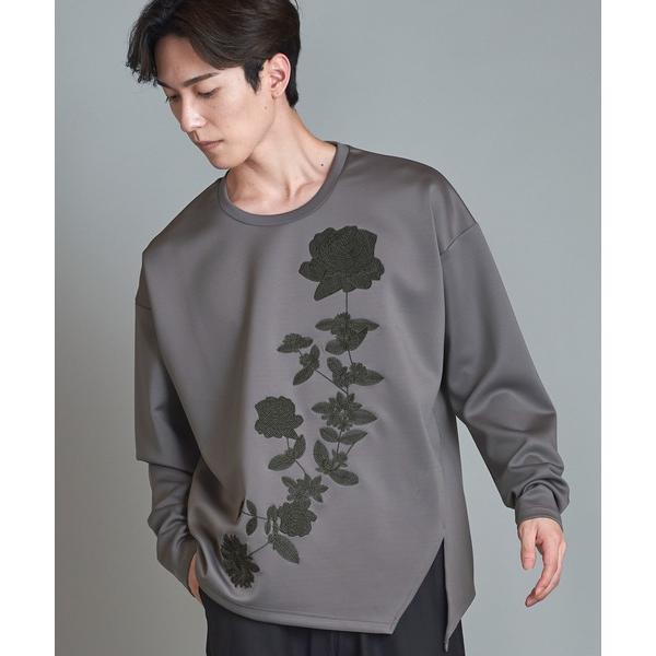 tシャツ 「NO ID.」Embroidery Big Long T-Shirt / エンブロイダリ...