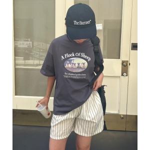 tシャツ 半袖 「keel」SheepプリントＴシャツ レディース