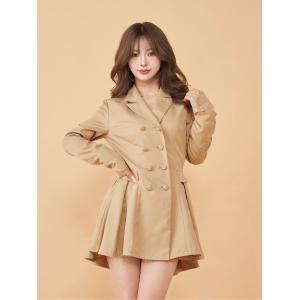 CELINE セリーヌ Cotton Twill Trapeze Mini Dress シャツワンピース