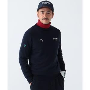 【未使用タグ付】ビームスゴルフ ネイビー ニット ワンピース インナーシャツ M BEAMS GOLF（ビームス ゴルフ） セーター ニット PURPLE LABEL