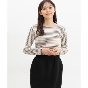 tシャツ オーガニックボート衿Tシャツ レディースの商品画像