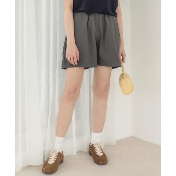 パンツ ナイロンショートパンツ / ブラック グレー チャコール ノームコア カジュアル シンプル ...