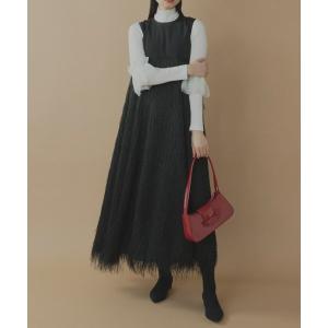 PERNA（ペルナ） 7分袖ワンピース M ブラック レディース : ZOZOTOWN