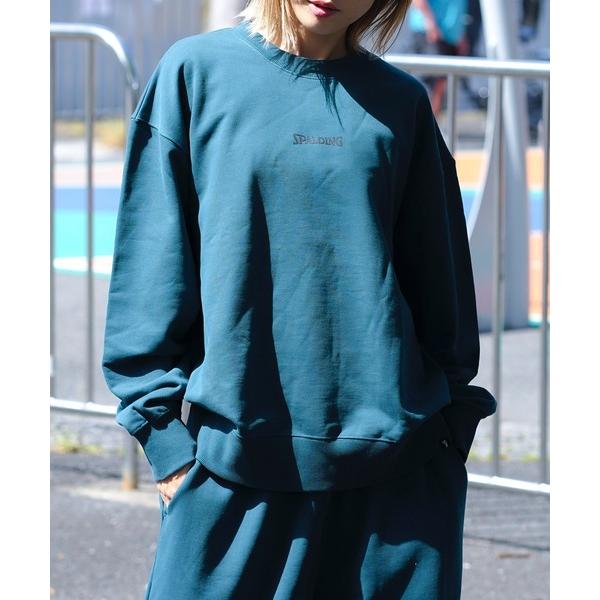 トレーナー スウェット 「SPALDING/スポルディング」コートサイド クルーネック プルオーバー...