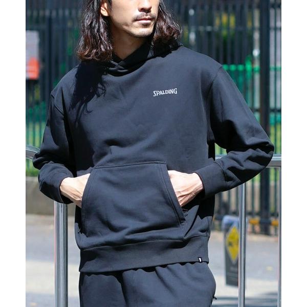 パーカー 「SPALDING/スポルディング」コートサイド フーディ ジップ ポケット/プルオーバー...