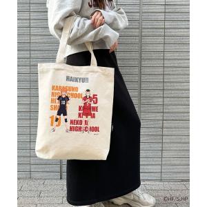 トートバッグ ハイキュー!! キャンバストートバッグ 日向・孤爪モチーフ レディース メンズ