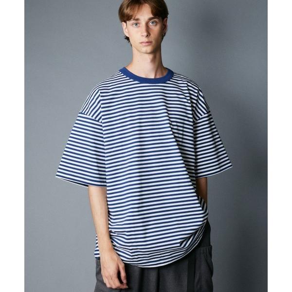 tシャツ rehacer : Heavy Cotton Border Loose S/S / ヘビー...