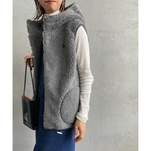 ベスト ジレ 「GYMPHLEX/ジムフレックス」 ボアフードベスト レディース メンズ