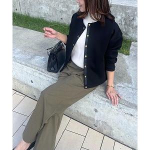 ジャケット ノーカラージャケット ダンボールノーカラージャケット レディース