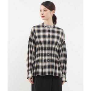 ブラウス シャツ シャーリングブラウス レディース