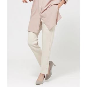 パンツ 「ウォッシャブル」ダンボールニットテーパードパンツ レディース