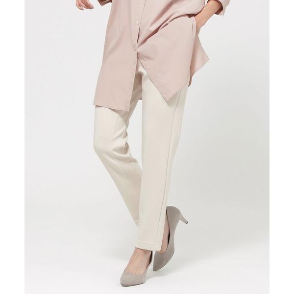 パンツ 「ウォッシャブル」ダンボールニットテーパードパンツ レディース