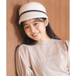 帽子 キャスケット ベルト付きウールハット キャスケット「WILLSELECTION ウィルセレクション」 レディース