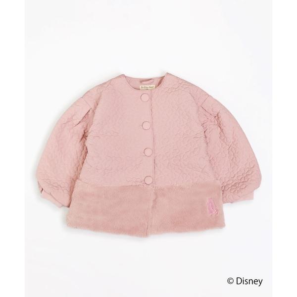 ノーカラージャケット アウター 「ディズニー」キルトジャケット キッズ 子供服 女の子
