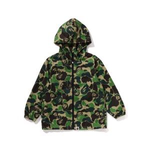 A BATHING APE パーカー SHARK BAPE EMBLEM DENIM JACKET PRINT