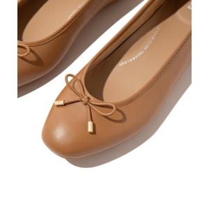 パンプス 「fitflop/フィットフロップ」DELICATO BOW SOFT LEATHER BALLET FLATS