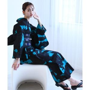 岡重-浴衣（ゆかた）仕立て上がり 八咫烏 60Y-19 : 作務衣と