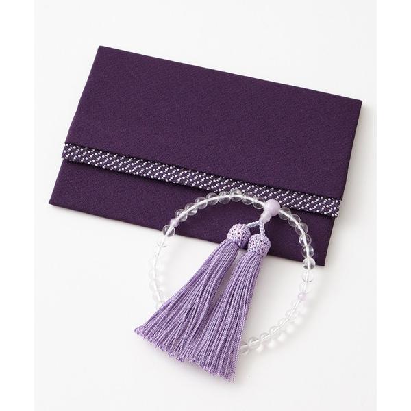 「喪服・礼服用」西陣切替デザイン念珠入れ