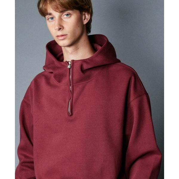 パーカー rehacer : Neck Line Wide Hoodie メンズ レディース