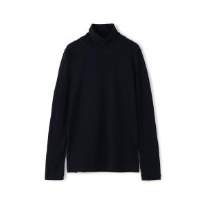 GALERIE VIEネイビータートルネック　とtシャツのセット ムライトテレコ テゾメ ニードルステッチ タートルネック Tシャツ ユニ