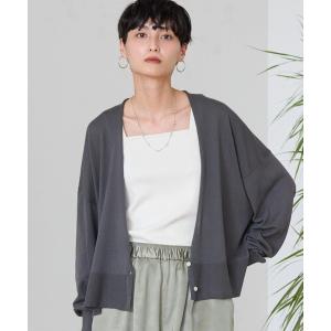 カーディガン UVカットショートニットカーディガ...の商品画像