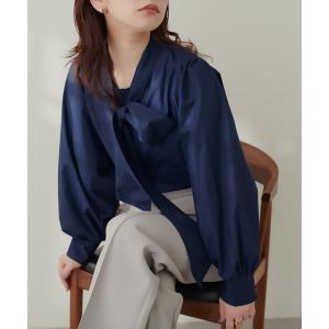 シャツ ブラウス 「ako」シャーリングカフスB...の商品画像