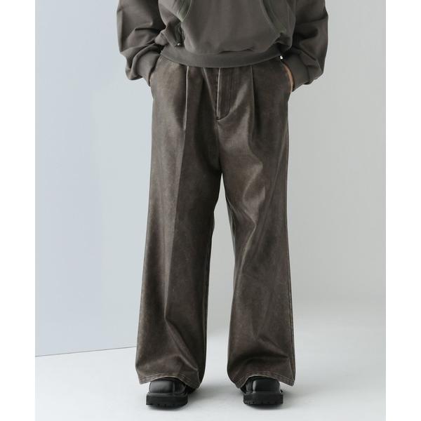 パンツ 「SET UP対応」レザーワイドパンツ(HARE) メンズ