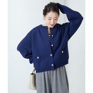 極美品 Ferragamo ナポレオン ニットジャケット カーディガン 金ボタン 極美品 Ferragamo ナポレオン ニットジャケット カーディガン 金