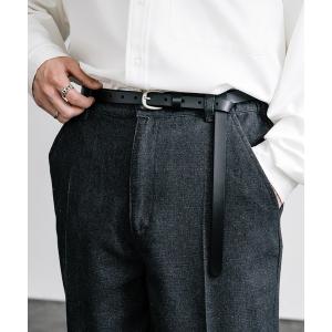 Editors Draw（エディターズドロー） ベルト スタッズ ナローベルト