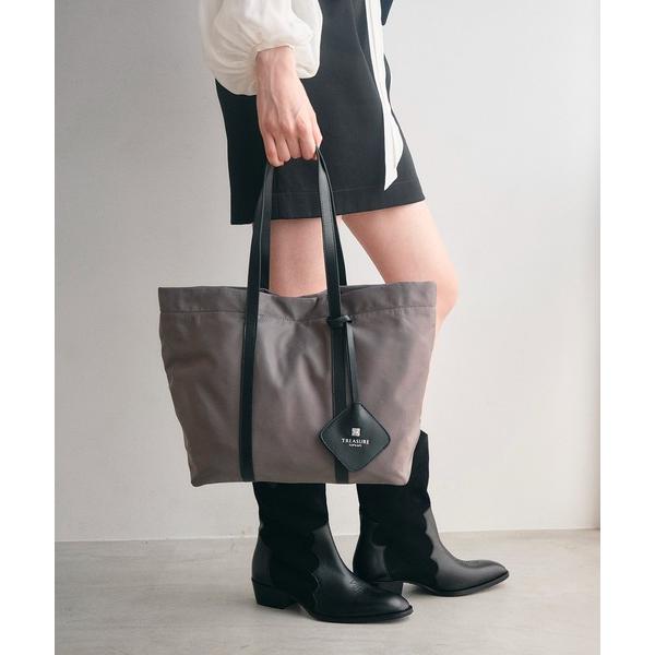 トートバッグ 「TREASURE TOPKAPI」ナイロン レザー ハンドル A4 トートバッグ レ...