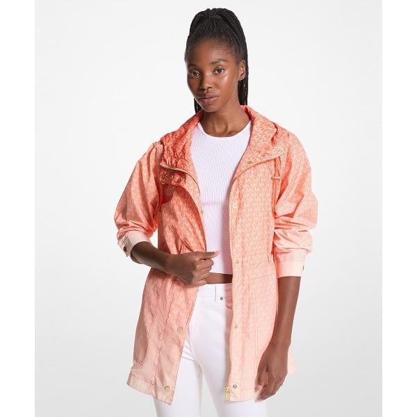 コート アウター MK ロゴ アノラック レディース