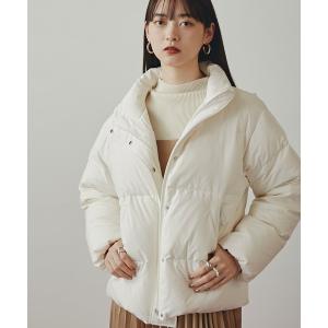 ダウンコート ダウンジャケット スタンドカラーショートダウンコート（カナダダウン使用） レディース