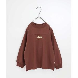 tシャツ フットボール切替長袖Tシャツ キッズ ...の商品画像