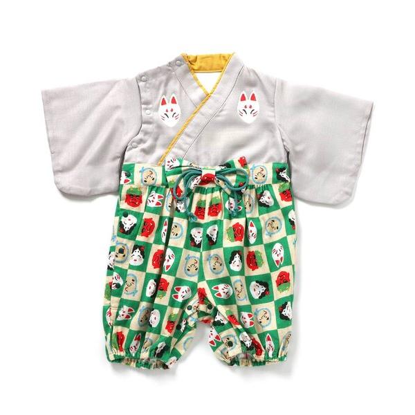 ベビー服 ロンパース 袴風カバーオール