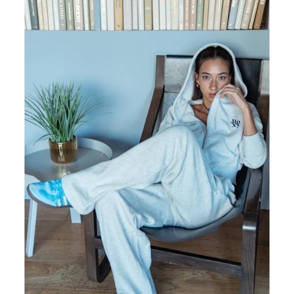 スウェットパンツ ジャージ BORN TO BE ROXY PANT/ロキシードローコード付きワイド...