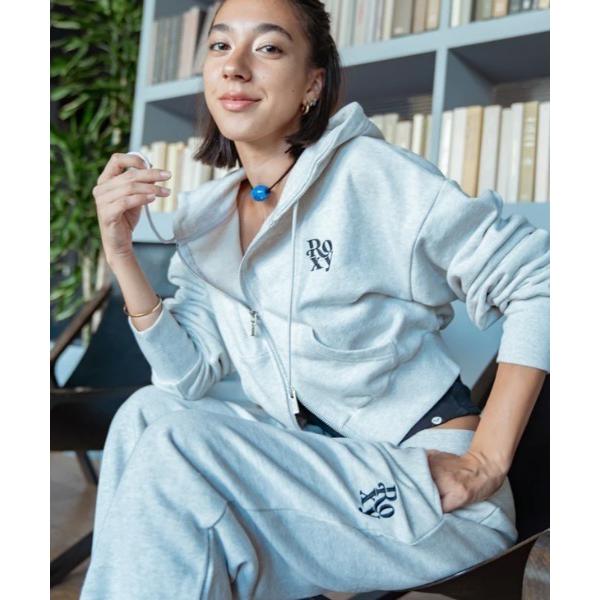 パーカー BORN TO BE ROXY/ロキシーバックプリントジップアップパーカー・フーディー レ...